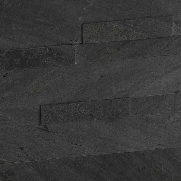 Bare Decor FlexRock Flat Grey Peel and Stick Tile in Real Slate Stone, 9 Sq Ft