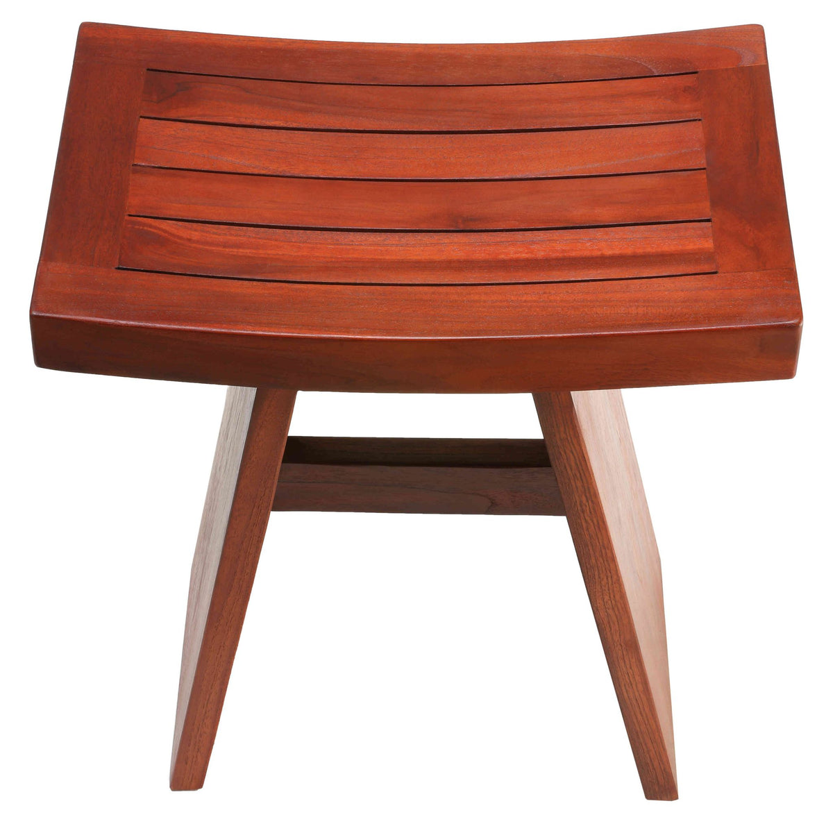Bare Decor Sofi Shower Stool in Solid Teak Wood, 18"x12"x18"