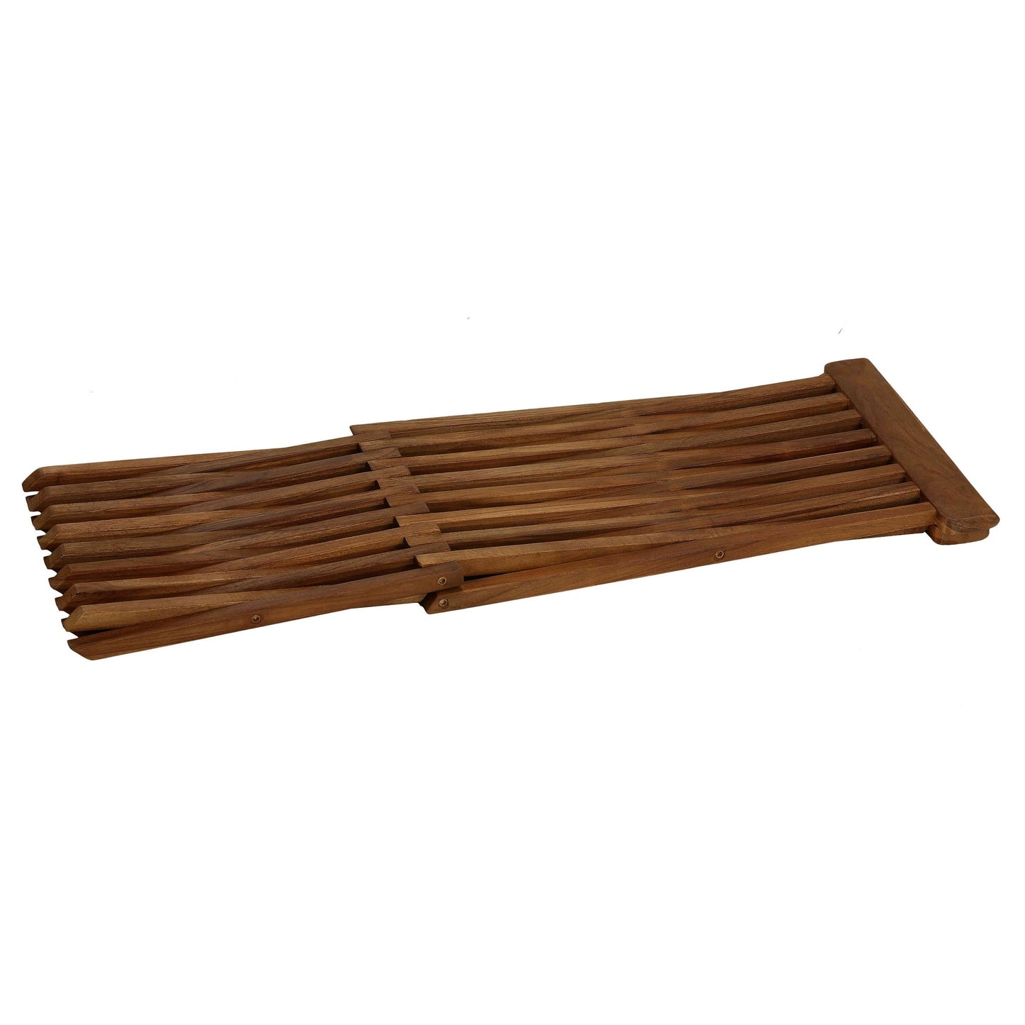 Bare Decor Rocco Folding Stool in Solid Teak Wood