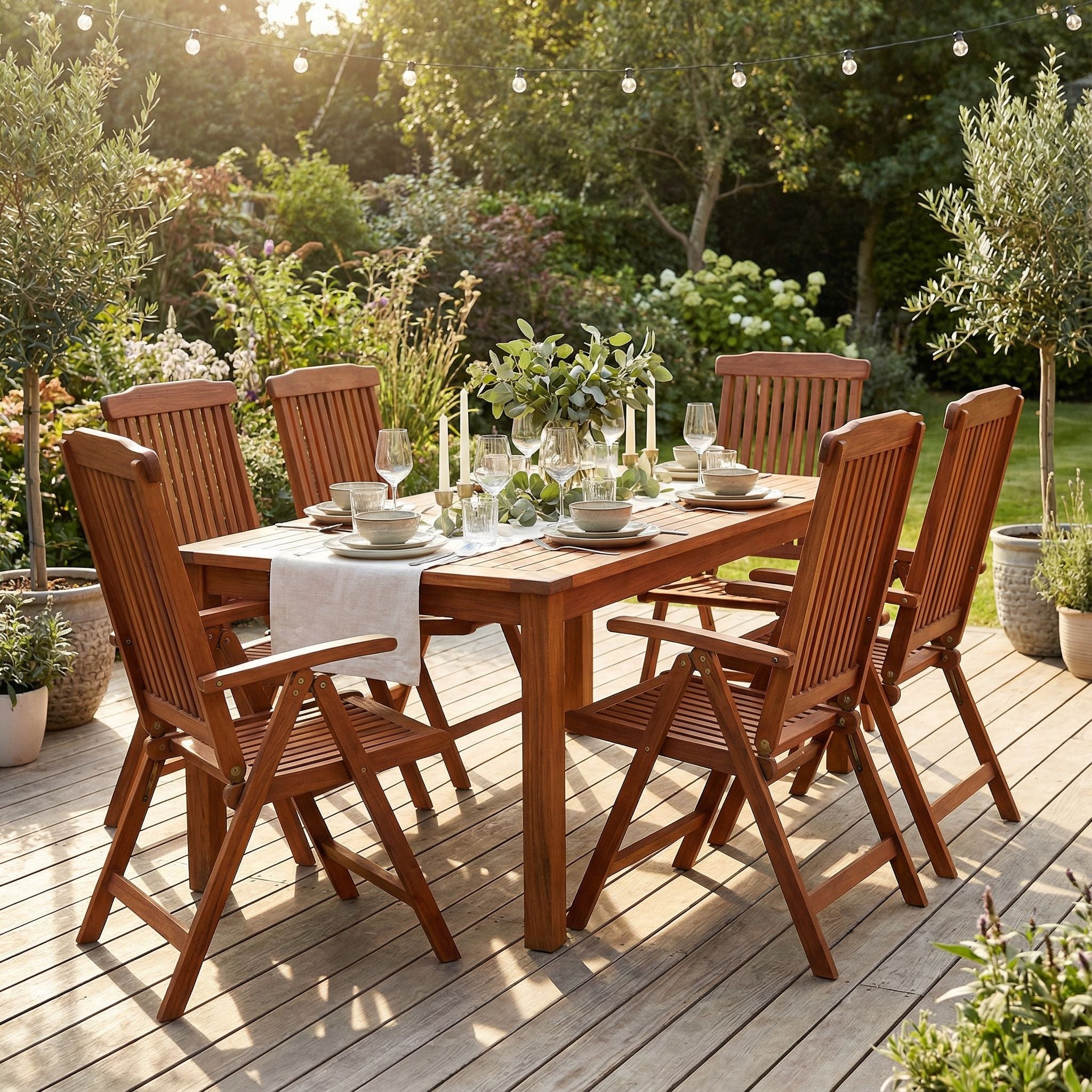 Bare Decor Bonty Position Solid Teak Accent Chair
