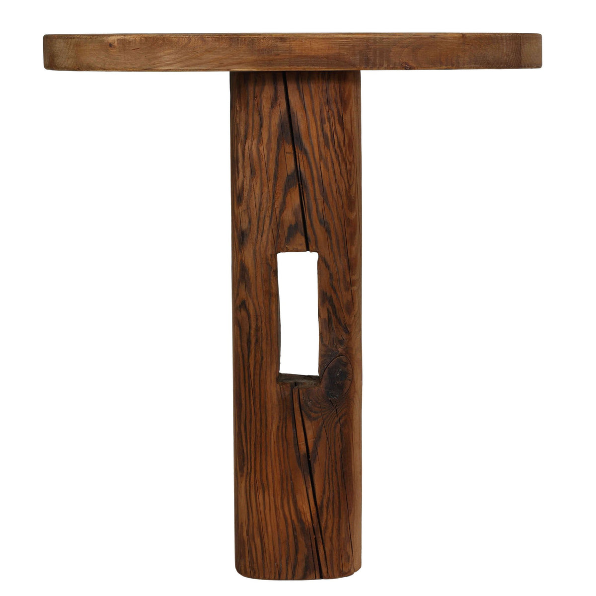 Bare Decor Roper Half Round Console Table