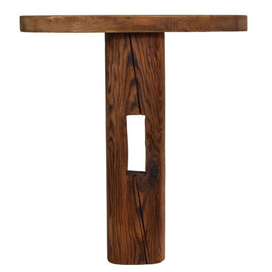 Bare Decor Roper Half Round Console Table