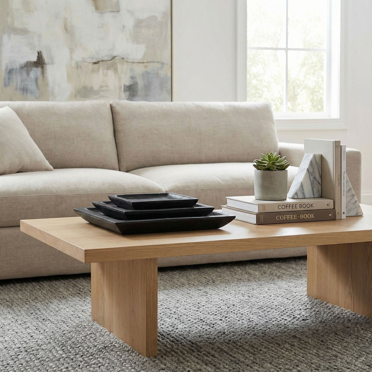 Bare Decor Levy Reclaimed Wood Accent Plates, Set of 3