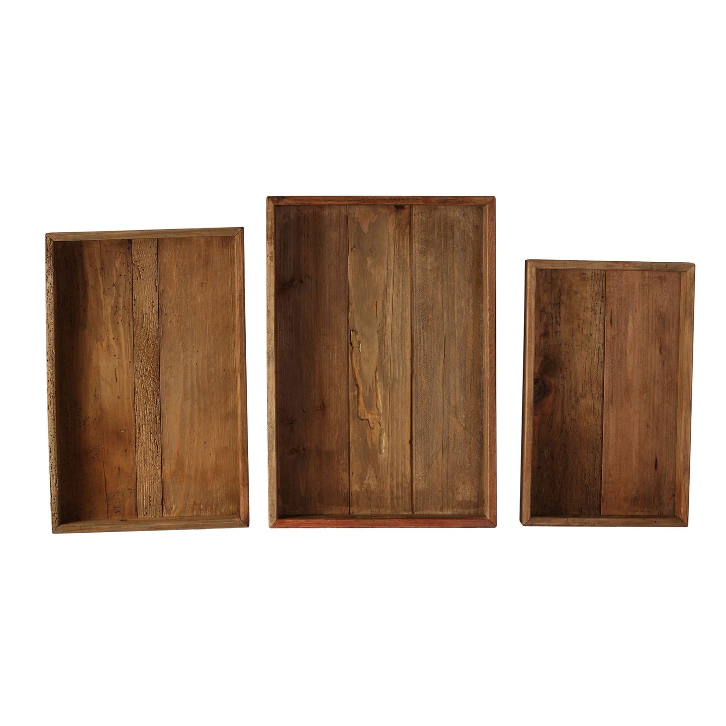 Bare Decor Carter Nesting 3 Piece Tray Set