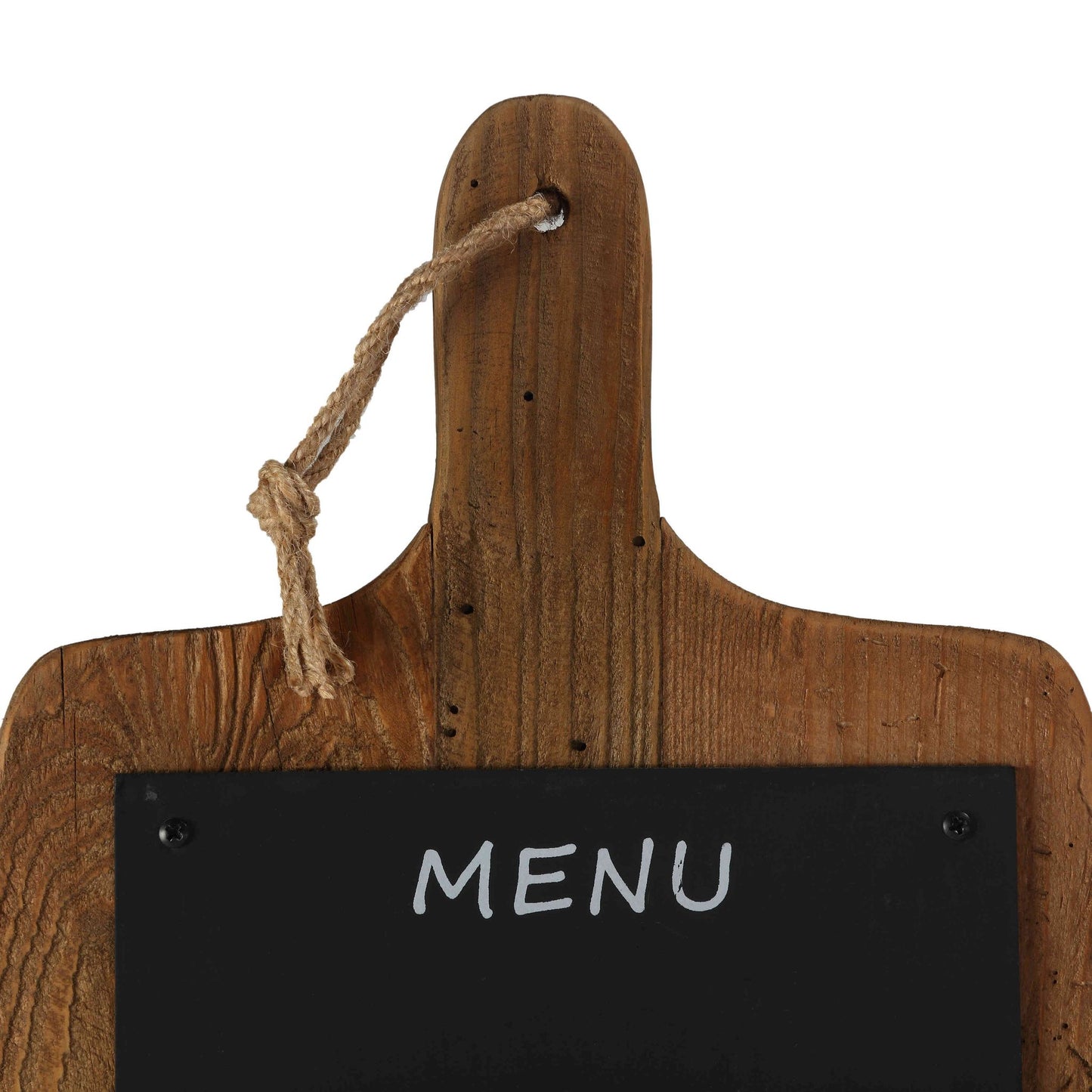 Bare Decor Flint Decorative Menu Board, Metal on Solid Wood