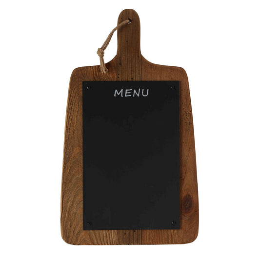 Bare Decor Flint Decorative Menu Board, Metal on Solid Wood