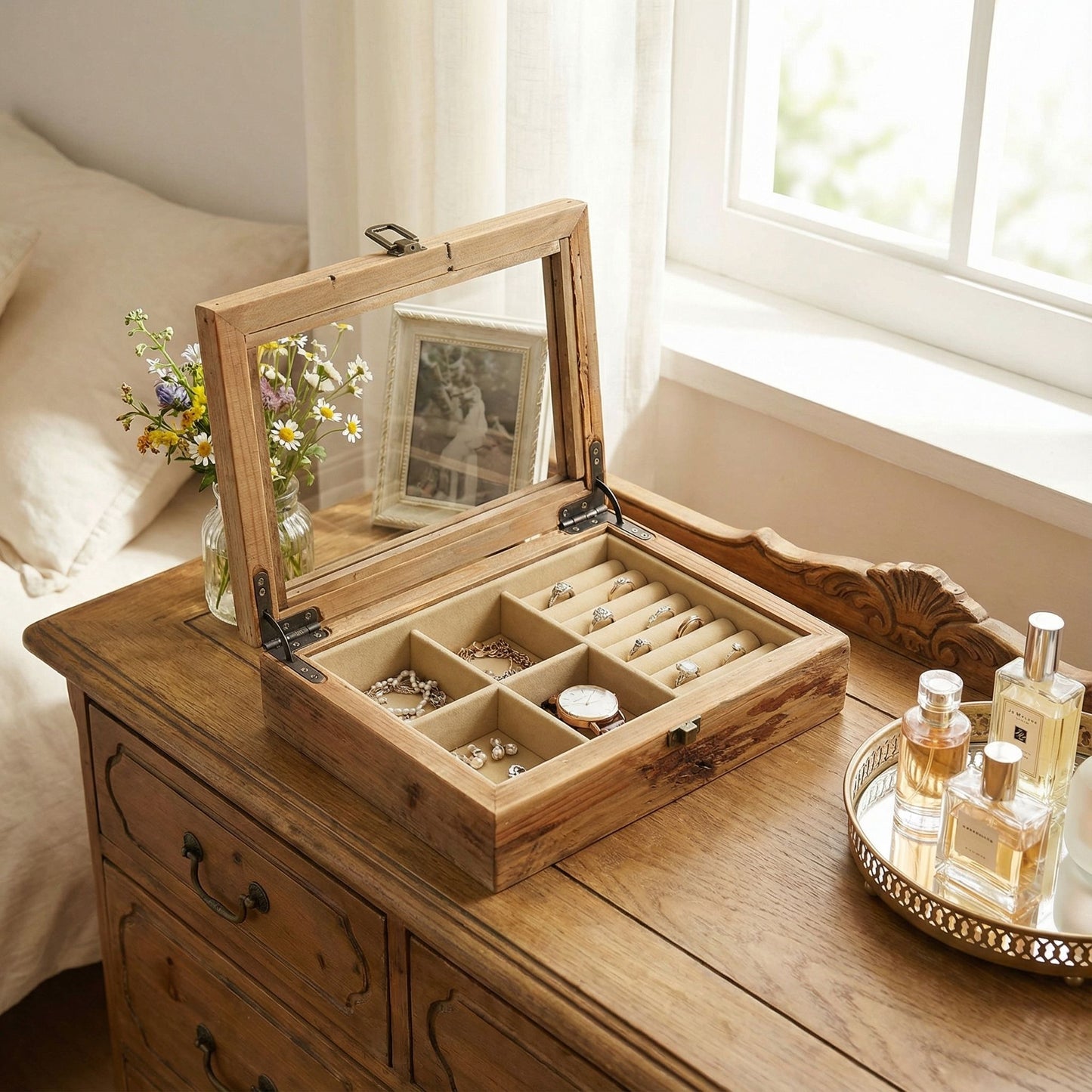 Bare Decor Gage Jewelry Box, Small