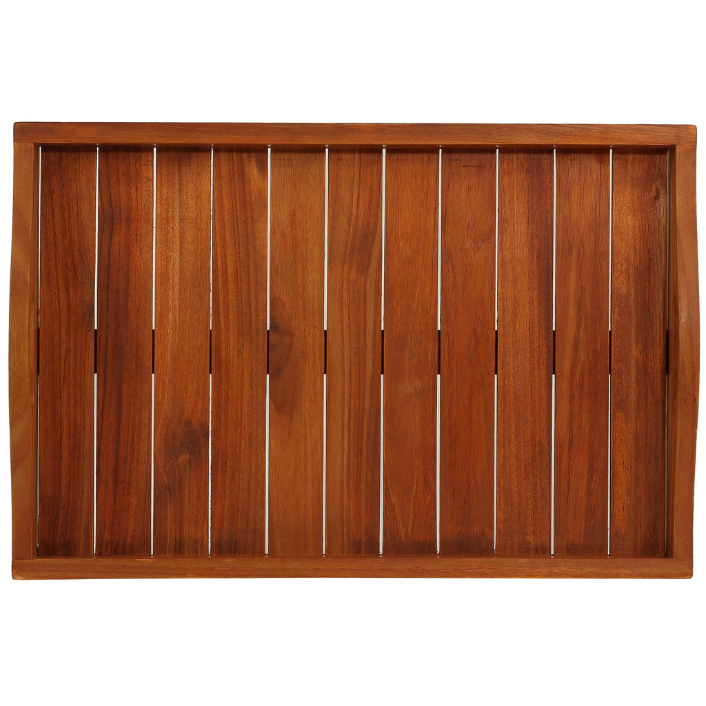 Bare Decor Vivi Spa/ Serving Tray in Solid Teak Wood