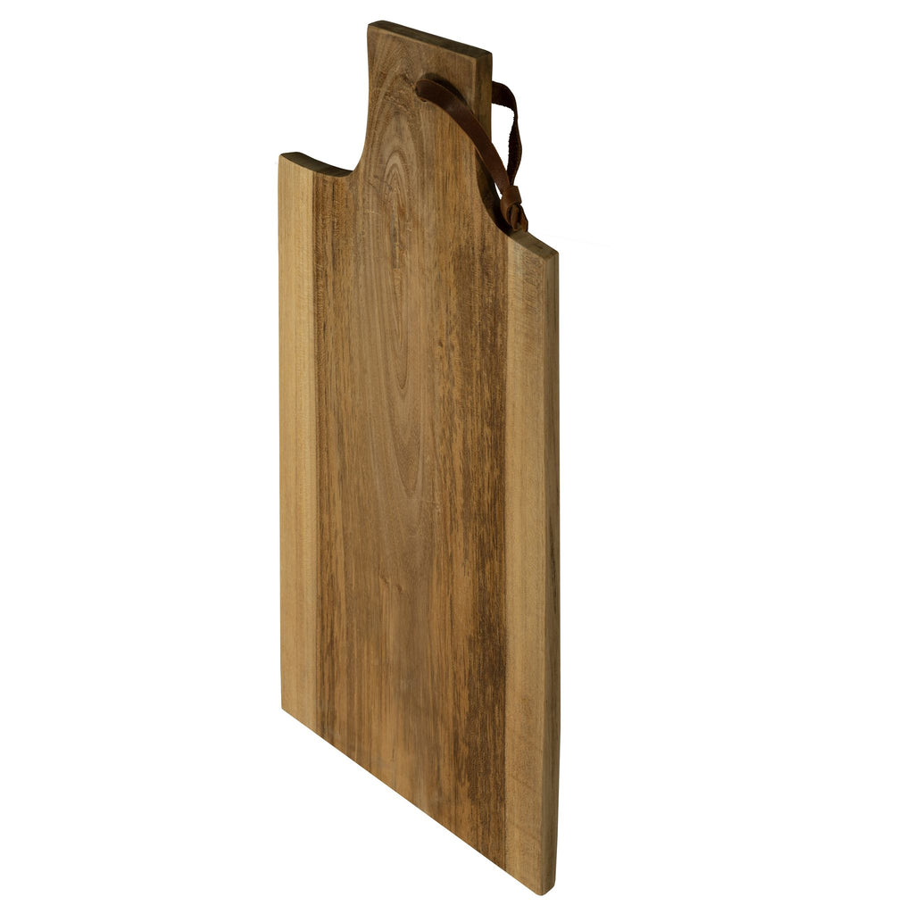Bare Decor Lulu Chopping Cutting Board in Solid Teak Natural Wood 21.5x10x5/8"