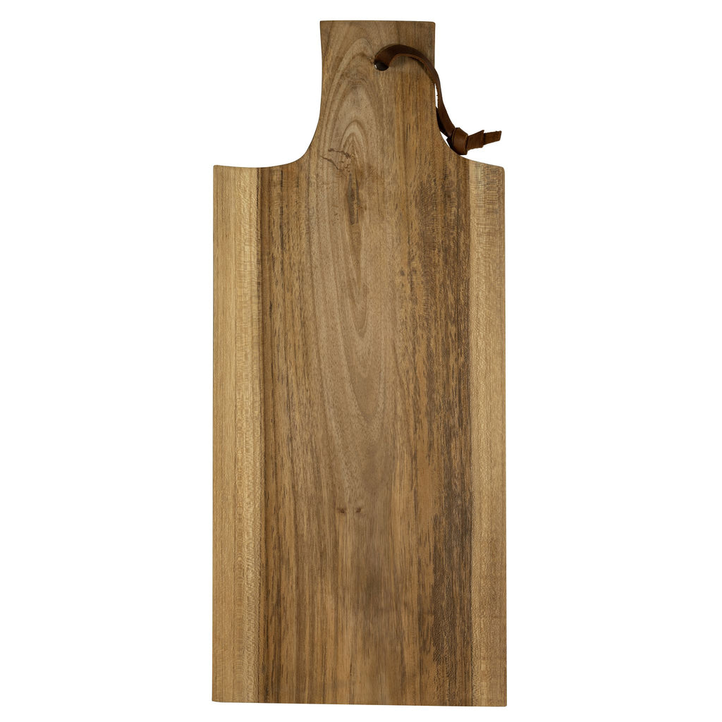 Bare Decor Lulu Chopping Cutting Board in Solid Teak Natural Wood 21.5x10x5/8"