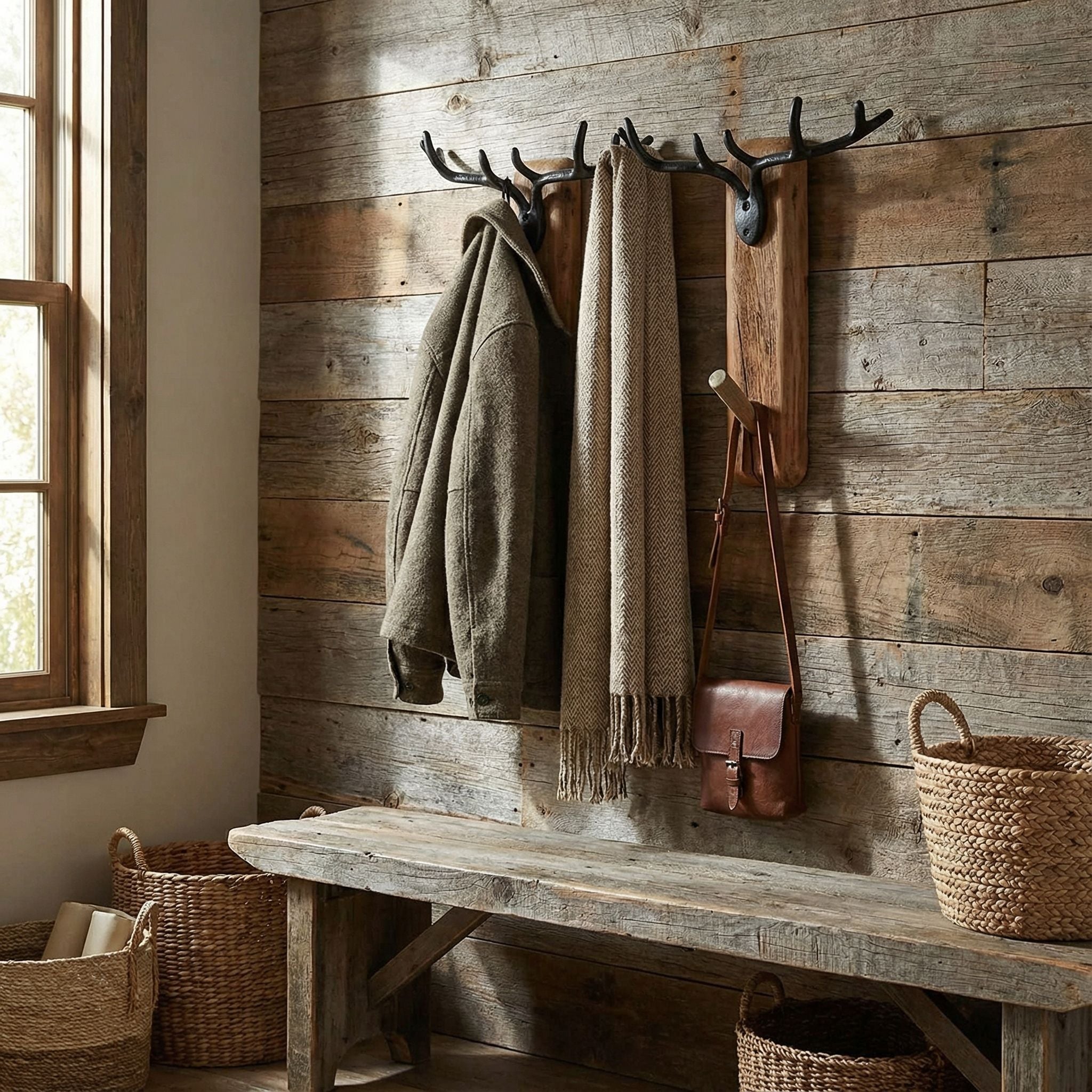 Bare Decor Beau Wall Mounted Antler Coat Hook