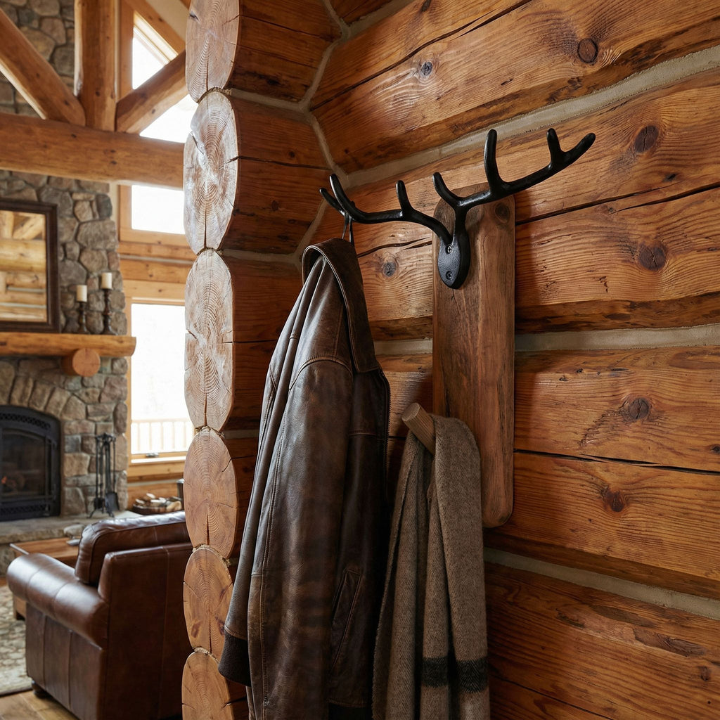 Bare Decor Beau Wall Mounted Antler Coat Hook