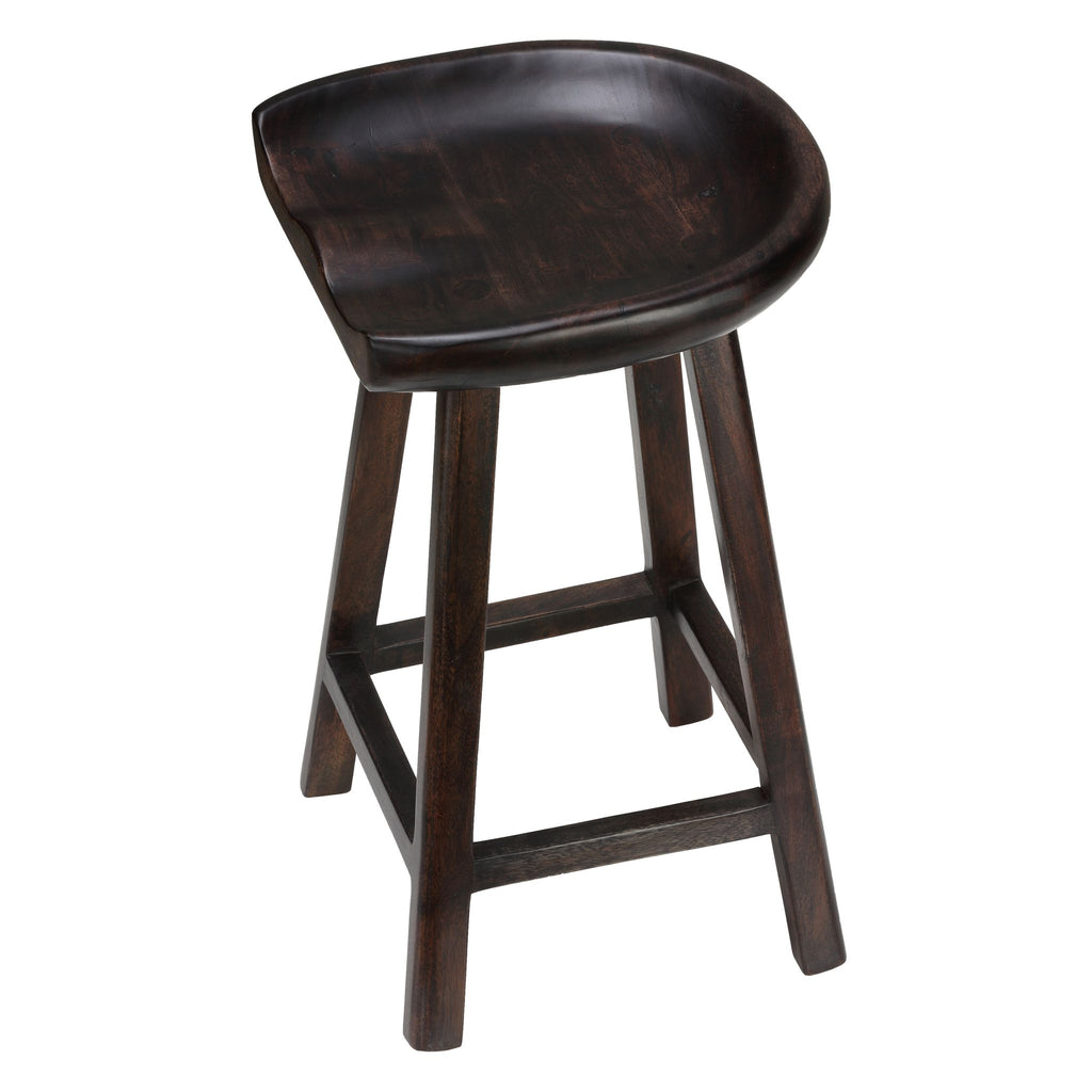 Bare Decor Lucy Wooden Counter Stool, 26"
