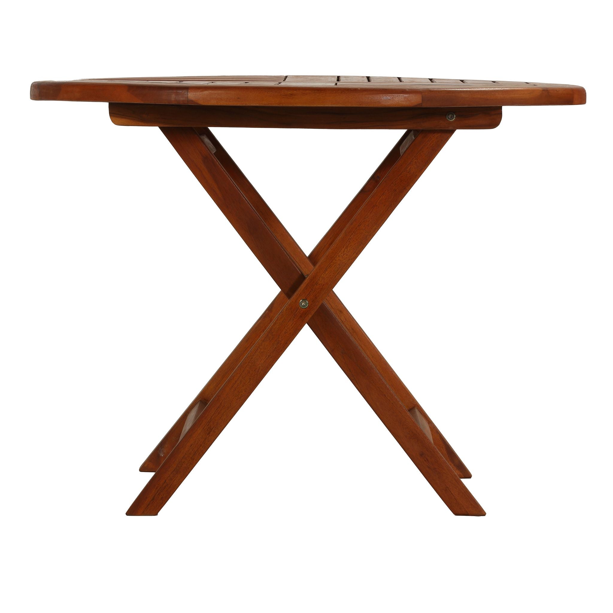 Bare Decor Jessa Indoor or Outdoor Solid Teak Wood Coffee Table 32"Round