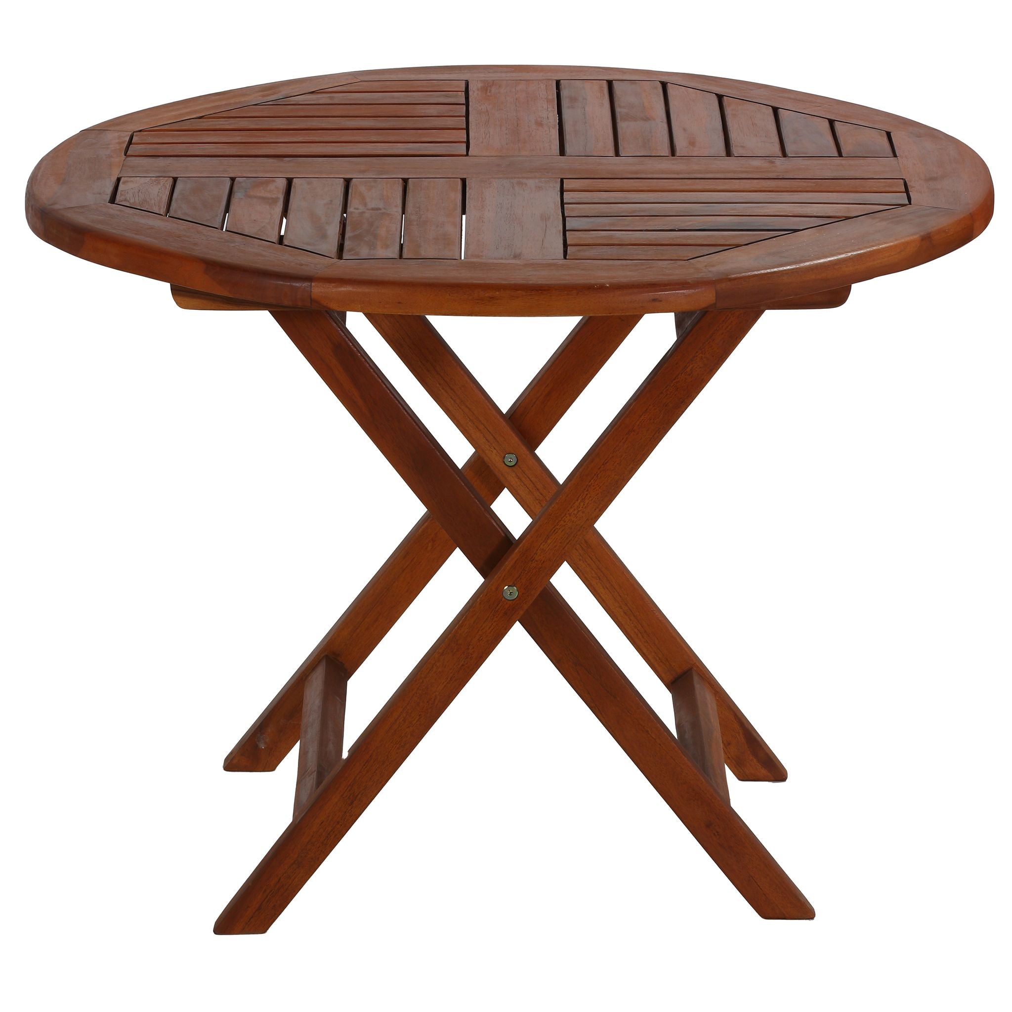 Bare Decor Jessa Indoor or Outdoor Solid Teak Wood Coffee Table 32"Round