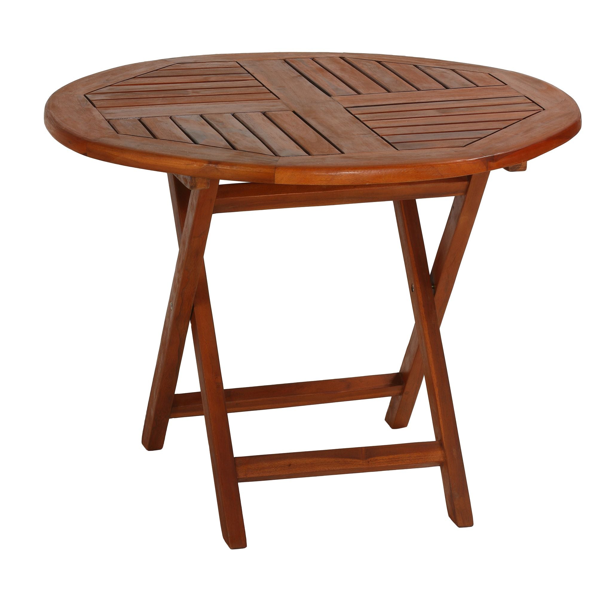 Bare Decor Jessa Indoor or Outdoor Solid Teak Wood Coffee Table 32"Round
