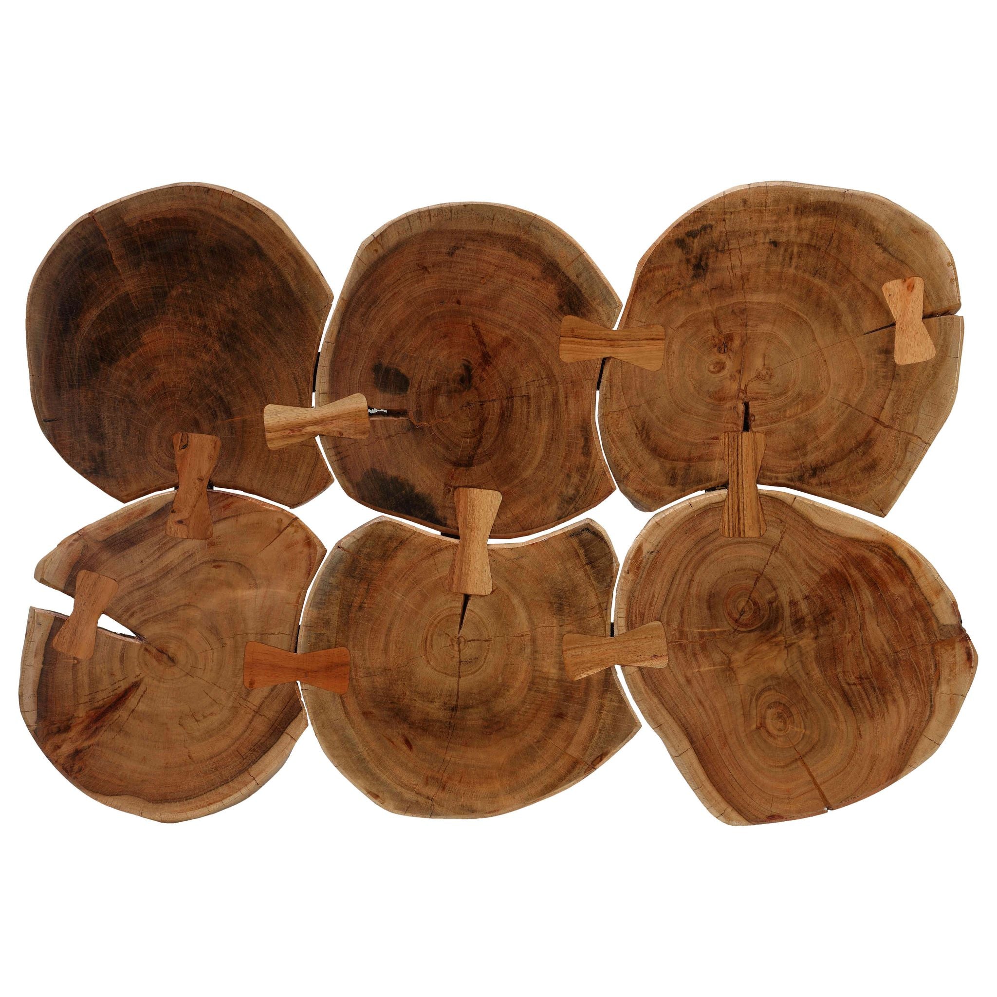 Bare Decor Tucker Metal and Wood Coffee Table