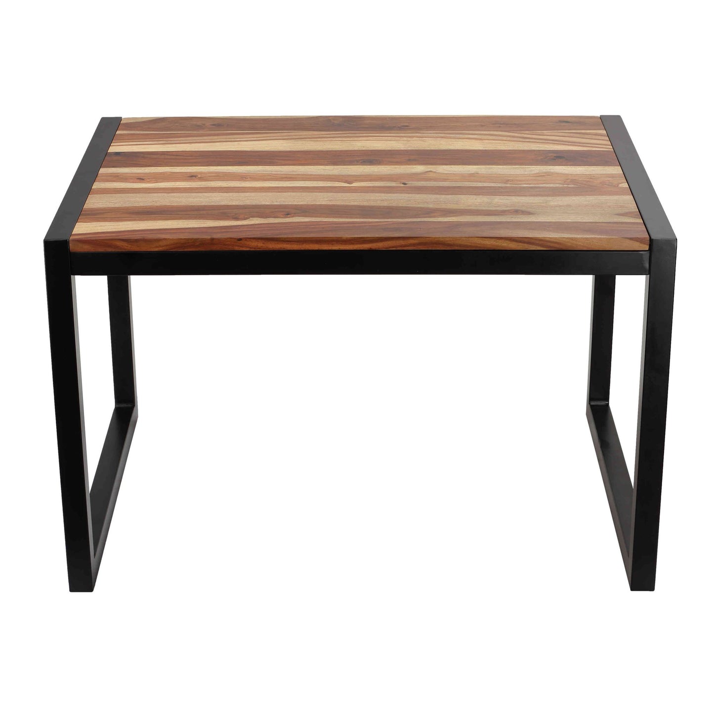 Bare Decor Delia Wood Desk Table with Metal Frame