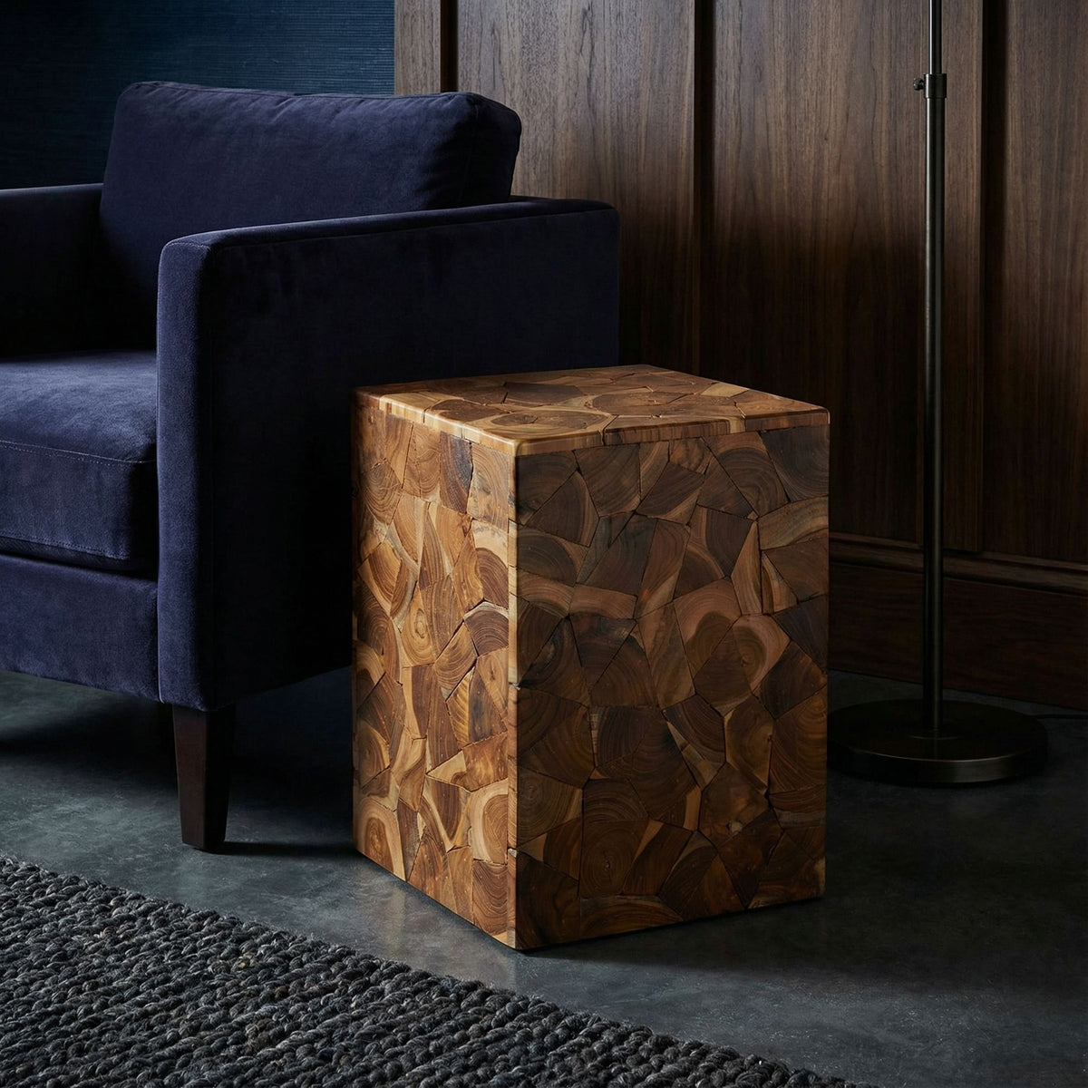Bare Decor Puzzle Accent Table in Teak