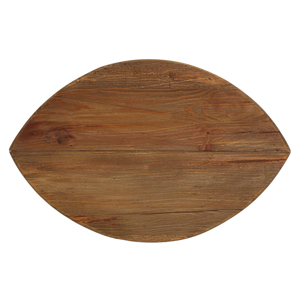 Bare Decor Wilder Oval End Table