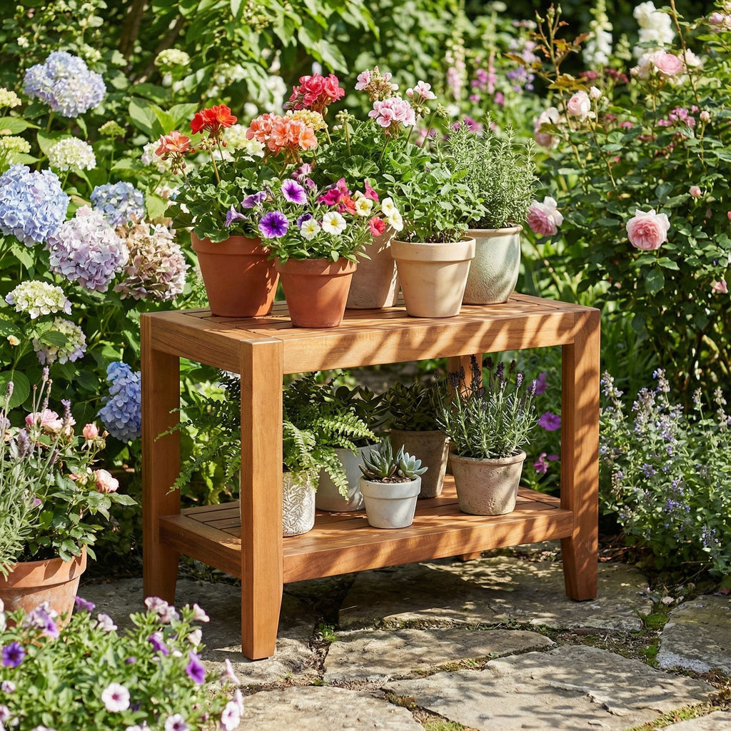 Bare Decor Serenity Spa 24" Bench with Shelf in Solid Teak Wood