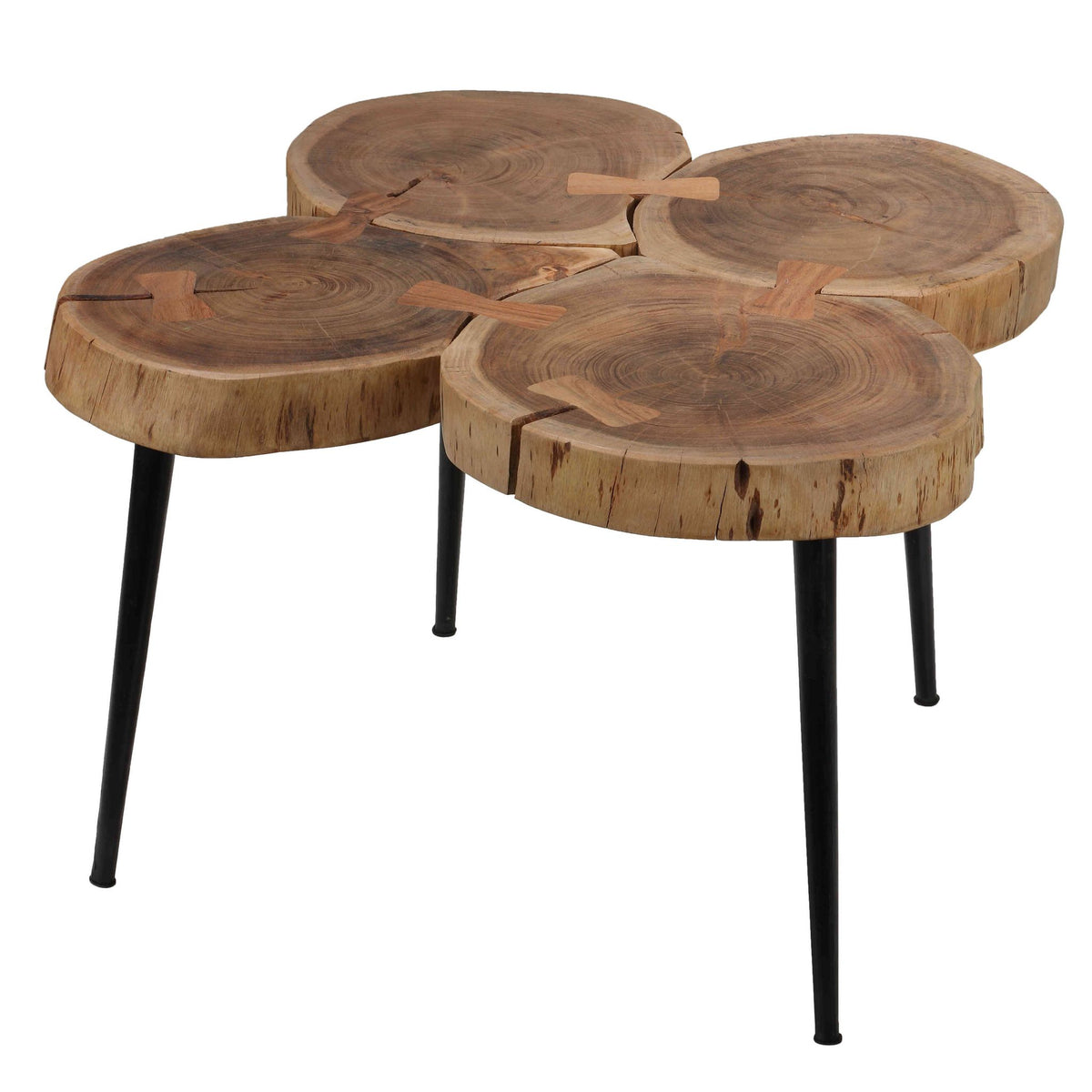 Bare Decor Tucker Metal and Wood End Table