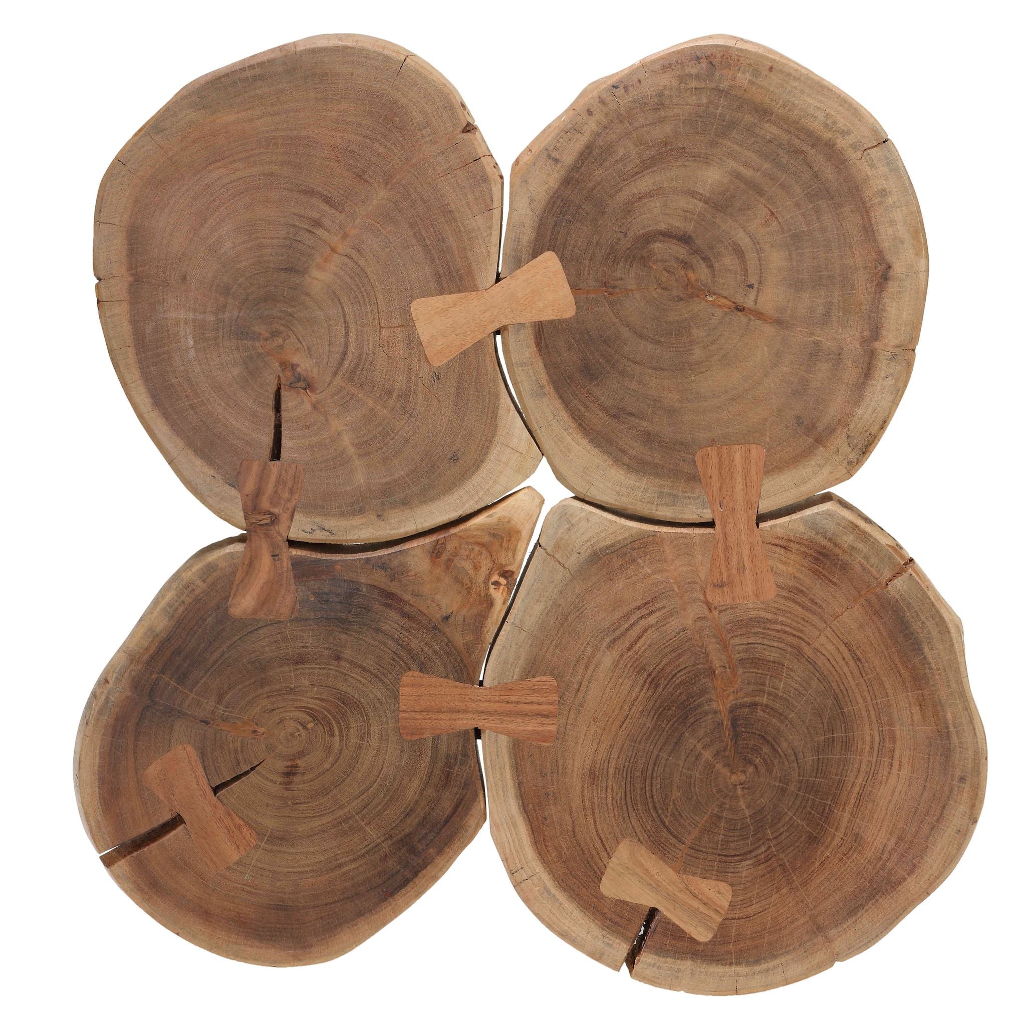 Bare Decor Tucker Metal and Wood End Table
