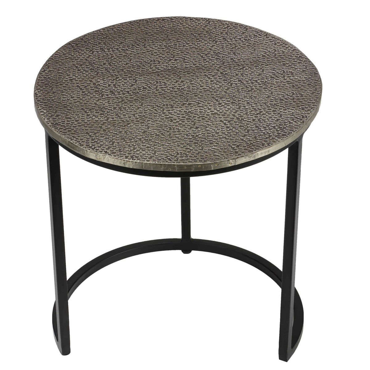 Bare Decor Georgia Metal Nesting End Tables, Set of 3