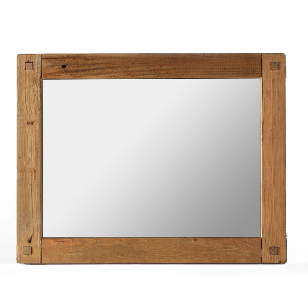 Bare Decor Dawson Wall Mount Mirror, Wood Framed