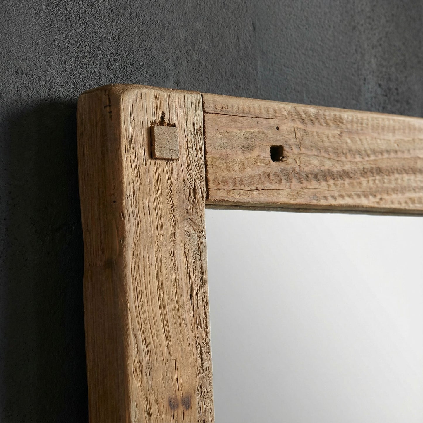 Bare Decor Dawson Wall Mount Mirror, Wood Framed