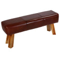 Bare Decor Lika  Bench Genuine 100% Leather, Brown