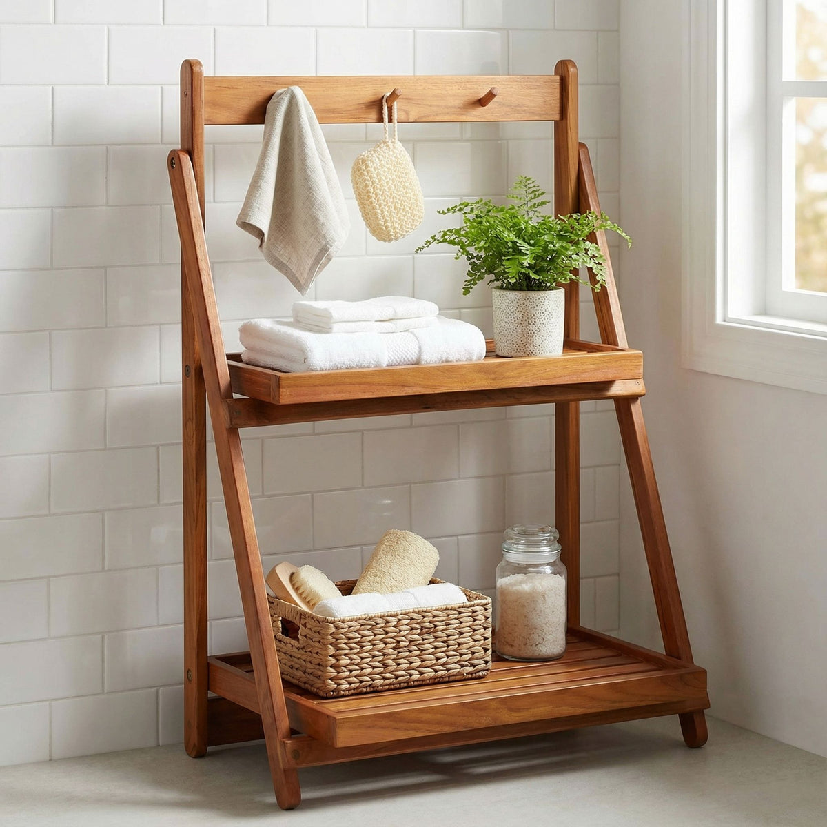 Bare Decor Mozam Standing Folding Rack
