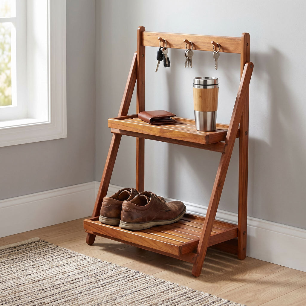 Bare Decor Mozam Standing Folding Rack