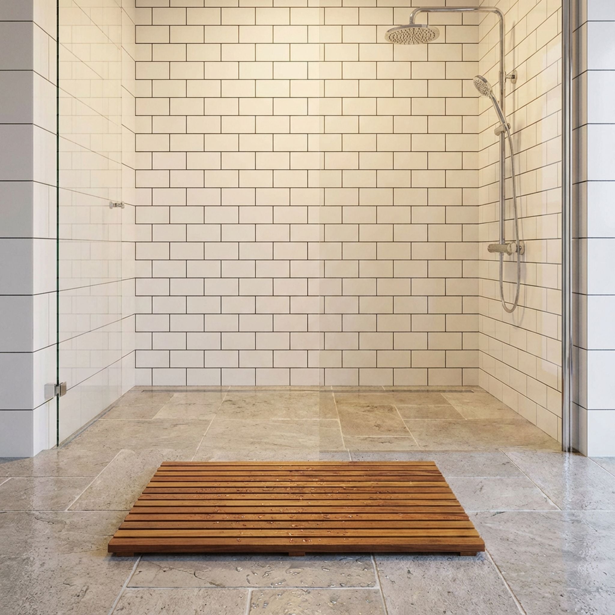 Bare Decor Zen Shower Spa Door Mat - Thumbnail 5