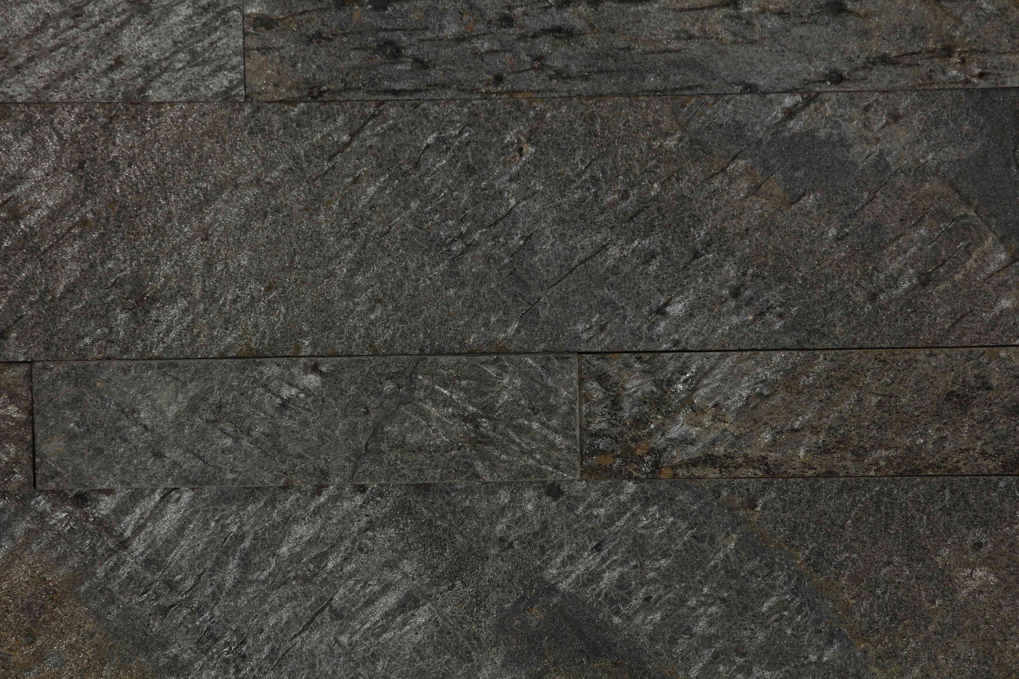 Bare Decor FlexRock Grey Pearl Peel and Stick Tile in Real Quartzite Stone, 9 Sq Ft