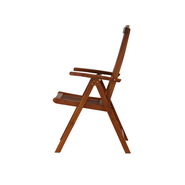 Bare Decor Bonty Position Solid Teak Accent Chair