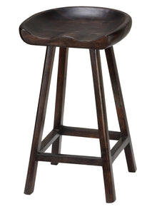 Bare Decor Lucy Wooden Counter Stool, 26"