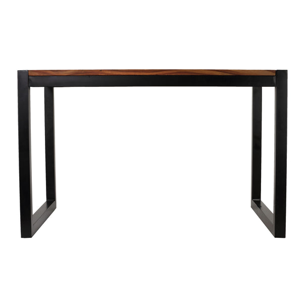 Bare Decor Delia Wood Desk Table with Metal Frame