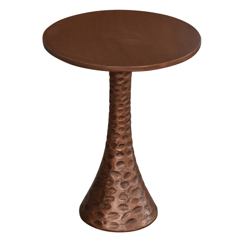 Bare Decor Orme Accent Table in Bronze Finish Metal, 16x16x20