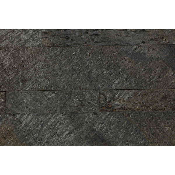 Bare Decor FlexRock Grey Pearl Peel and Stick Tile in Real Quartzite Stone, 9 Sq Ft